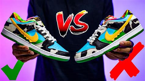 ben and jerry dunks real vs fake